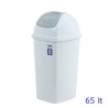 PATTUMIERA BASCULANTE EUROPA LT 65 BIANCA