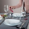 Piatti Prometeo bianchi da tavola - set 18 pezzi Bormioli Rocco