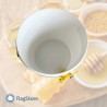 Interno del secchio maturatore miele 25 kg - contenitore alimentare per decantazione miele RagStore