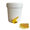 Secchio mini maturatore 25 kg con rubinetto per miele in plastica alimentare - contenitore apicoltura RagStore