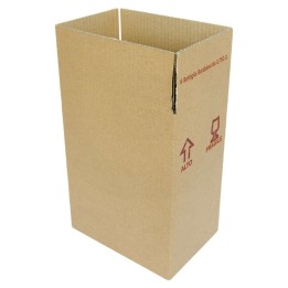 scatola in cartone avana per 6 bottiglie di vino bordolese