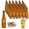 kit 30 bottiglie in vetro vuote per birra da 33 cl Long Neck