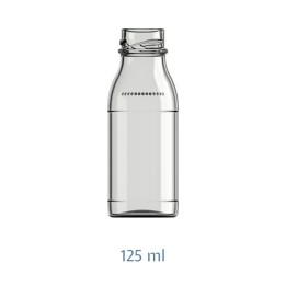 BARATTOLO VETRO SUCCO CC 125 Ø 33