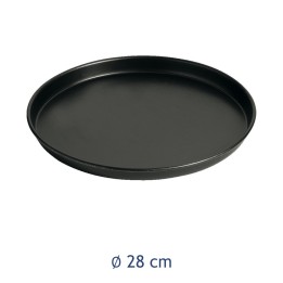 TEGLIA PIZZA LAMIERA BLU TONDA CM 28