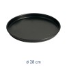 TEGLIA PIZZA LAMIERA BLU TONDA CM 28