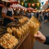 coni per le fritture di mare realizzati in carta paglia - 500 pz