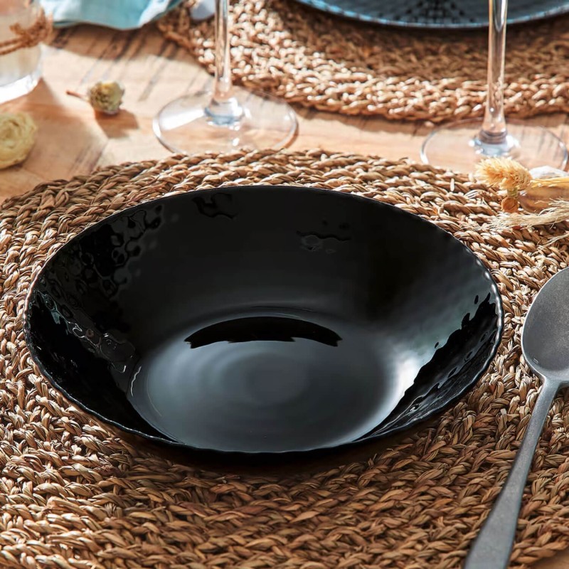 Servizio Piatti 18 Pezzi Pampille Black Luminarc in Arcopal - Ragstore