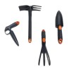 set di attrezzi base indispensabili per la cura di piante fiori giardino