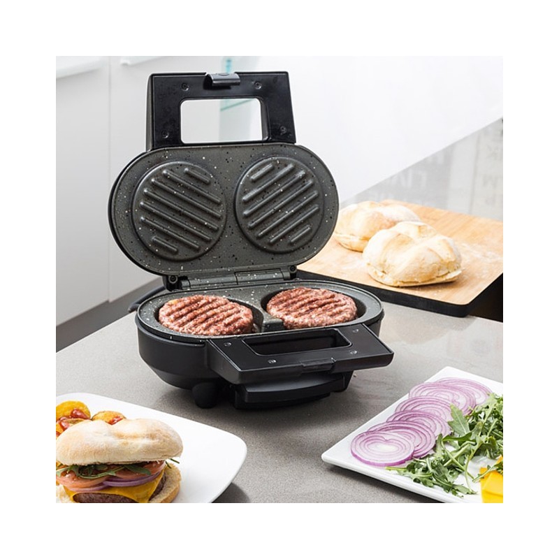 PIASTRA ELETTRICA CUOCI HAMBURGER TASTY 1000W