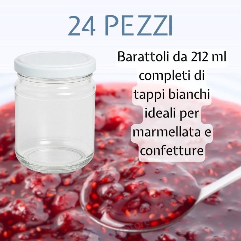 Barattoli professionali per la conservazione sottovuoto di marmellata e confettura - ragstore