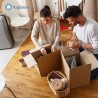 kit per fare il trasloco di casa composto da 10 scatole con nastro e pennarello