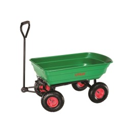 Carrello da giardino con vasca ribaltabile da 75 lt