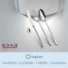 Idea regalo posate acciaio inox Eme Venice 24 pz