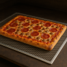 RETINA IN ALLUMINIO PER COTTURA PIZZA CM 40x60