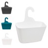 CESTINO BAGNO PORTA OGGETTI CON GANCIO CM 28x12x31