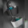 CESTINO BAGNO PORTA OGGETTI CON GANCIO CM 28x12x31