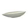 Vaso Centrotavola Porcellana Barchetta Bianco cm 40x13 | RagStore