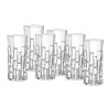 Set 6 bicchieri in vetro da bibita lungo modello Etna 34 cl