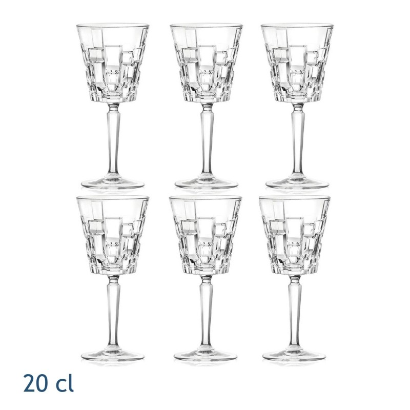 Set 6 Calici Etna in Vetro Luxion per Vino e Acqua | RagStore