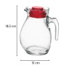 Dimensioni caraffa vetro sangria tappo rosso Bormioli rocco