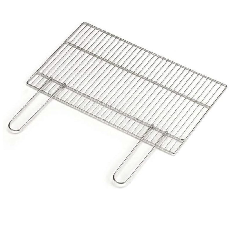 Griglia Barbecue in Acciaio 67x40cm - Manici Richiudibili | RagStore