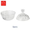 Cofanetto con coperchio porta caramelle realizzato in cristallo modello Opera RCR