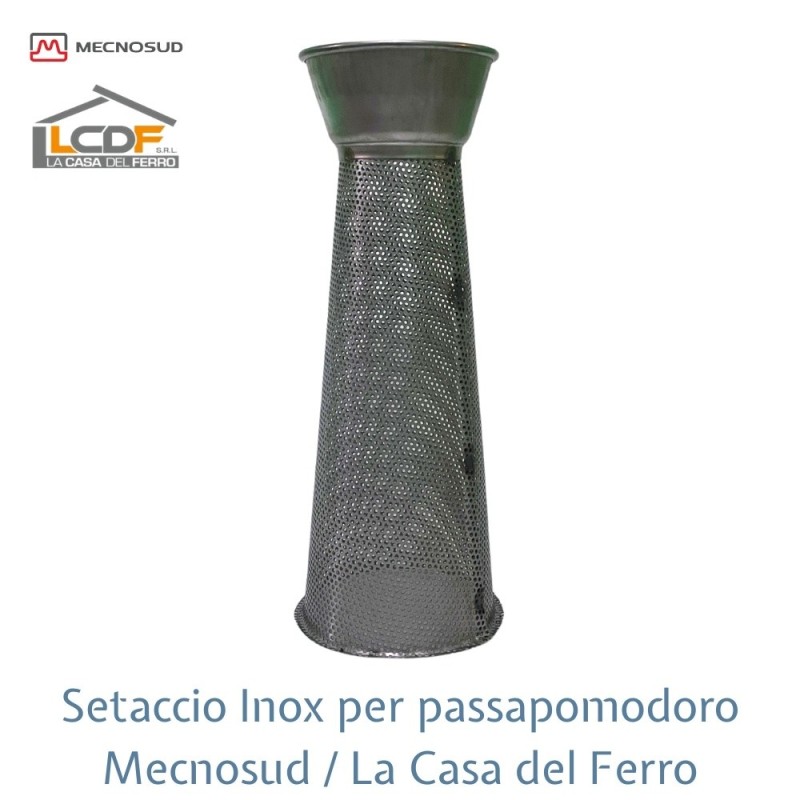 Setaccio di ricambio in acciaio inox per spremi pomodoro Mecnosud - la casa del ferro