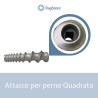 Attacco quadrato per il perno passapomodori elettrico mecnosud lcdf