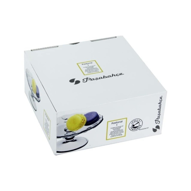 Piattino da Dolce in Vetro Decorato 15 cm Pasabahce | RagStore