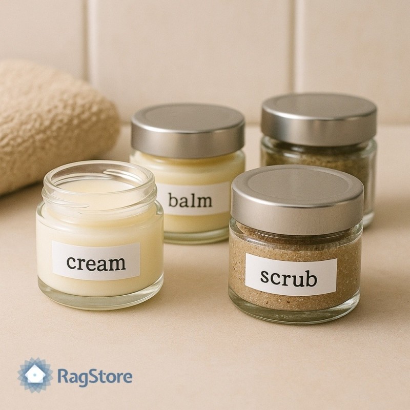 barattoli in vetro per creme viso fatte in casa - plus da 67 ml