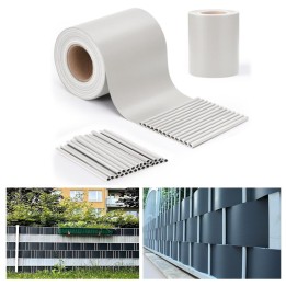 Fascia Frangivista PVC Bianco 19x350 cm con Clip | RAGSTORE