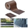Fascia Frangi vista PVC Marrone 19x350 cm con Clip | RAGSTORE