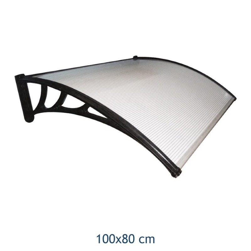 Pensilina Policarbonato 100x80 cm Resistente UV | RagStore