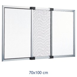 Zanzariera Estensibile in Alluminio 70x100 cm Grigia | RagStore