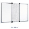 Zanzariera Estensibile in Alluminio 70x100 cm Grigia | RagStore