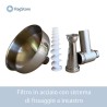 kit completo spremi pomodoro spremy con imbuto, corpo, elica e filtro