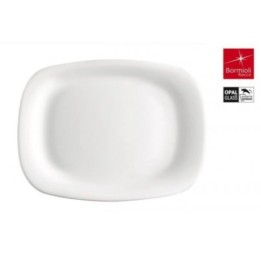 PIATTO PARMA BIANCO RETTANGOLARE CM 18x21