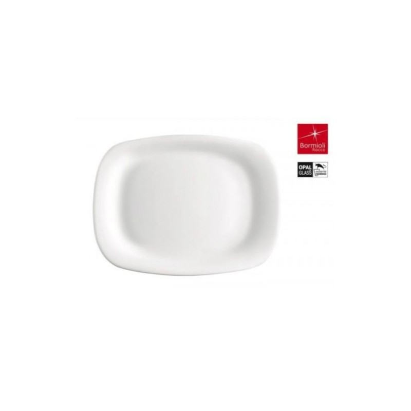 PIATTO PARMA BIANCO RETTANGOLARE CM 18x21