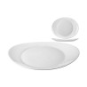 Piatto Prometeo Bistecca Bianco 32x26 cm - Bormioli Rocco