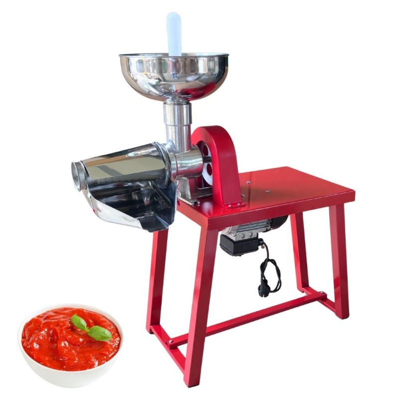 Passapomodori elettrico con banchetto e accessori inox Charlie 0.5 hp
