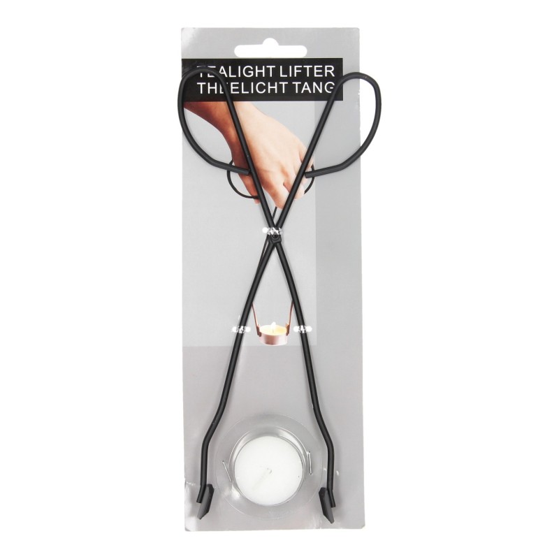 PINZA IN METALLO PER CANDELE TEALIGHT