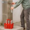Cestino per andare a prendere e riempire l'acqua presso i dispenser pubblici e fontane