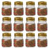 Set di 12 barattoli per conserve Quattro Stagioni da 250 ml Bormioli Rocco