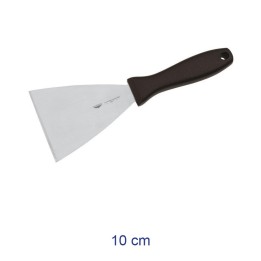 Spatola triangolare Paderno in acciaio inox con manico antiscivolo cm 10 - 8014808678639