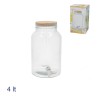 Barattolo dispenser bevanda da 4 lt con rubinetto