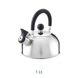 BOLLITORE ACCIAIO INOX CON FISCHIETTO Lt 1