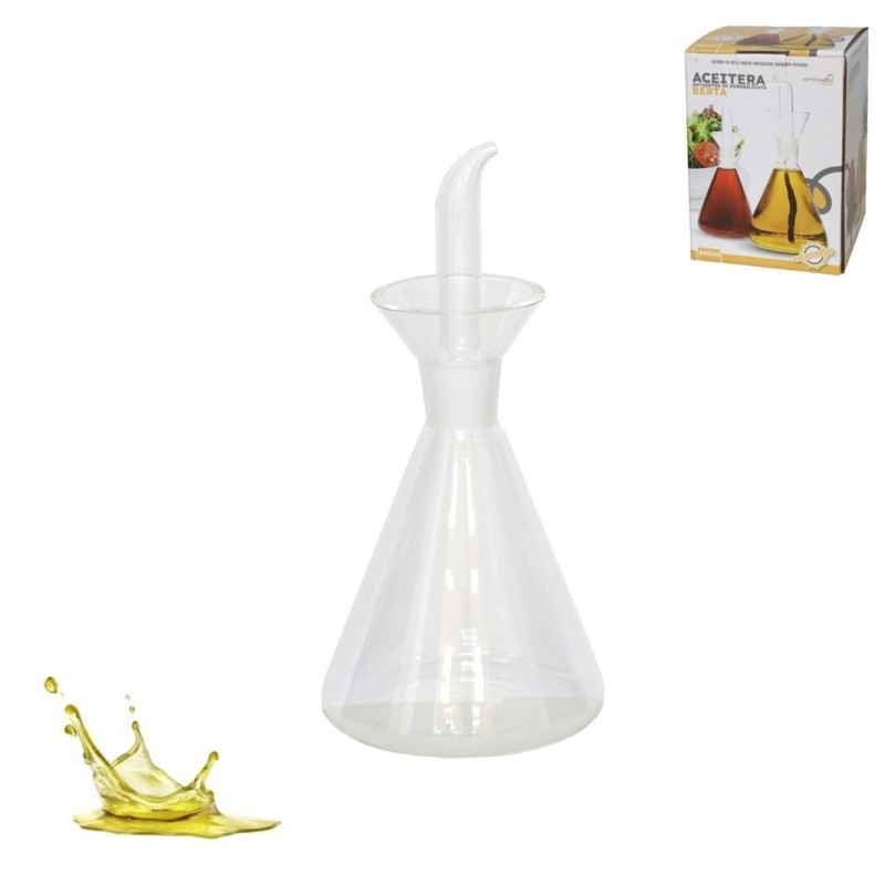 Oliera Conica Vetro Borosilicato 460 ml Antigoccia | Ragstore