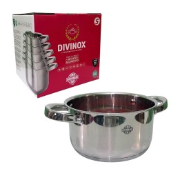 Set 5 casseruole acciaio inox Divinox – 12/20 cm | Ragstore