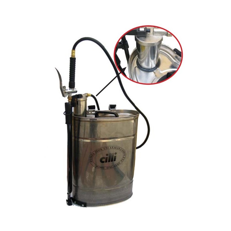 POMPA A SPALLA INOX 16 lt SX