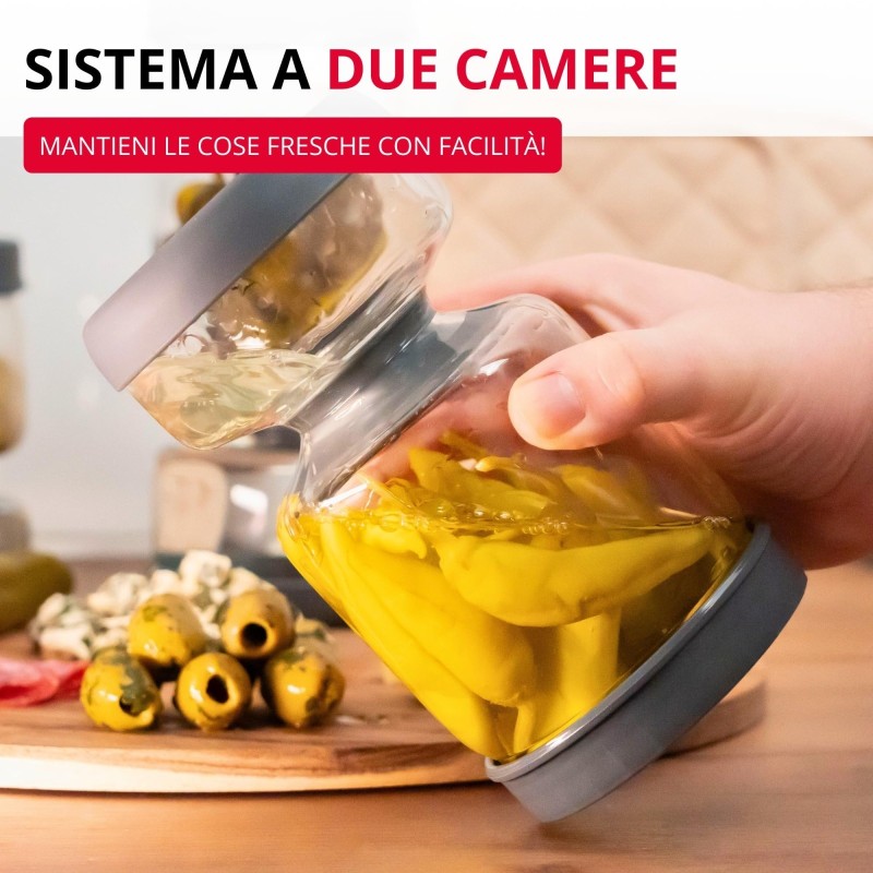 Barattolo Sgocciolamento Westmark 750ml Freschezza e Stile